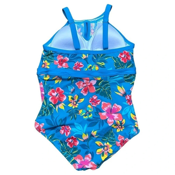 Land's End Women's Plus Size Floral One-Piece Swimsuit. Sz: 16DD - Picture 11 of 11